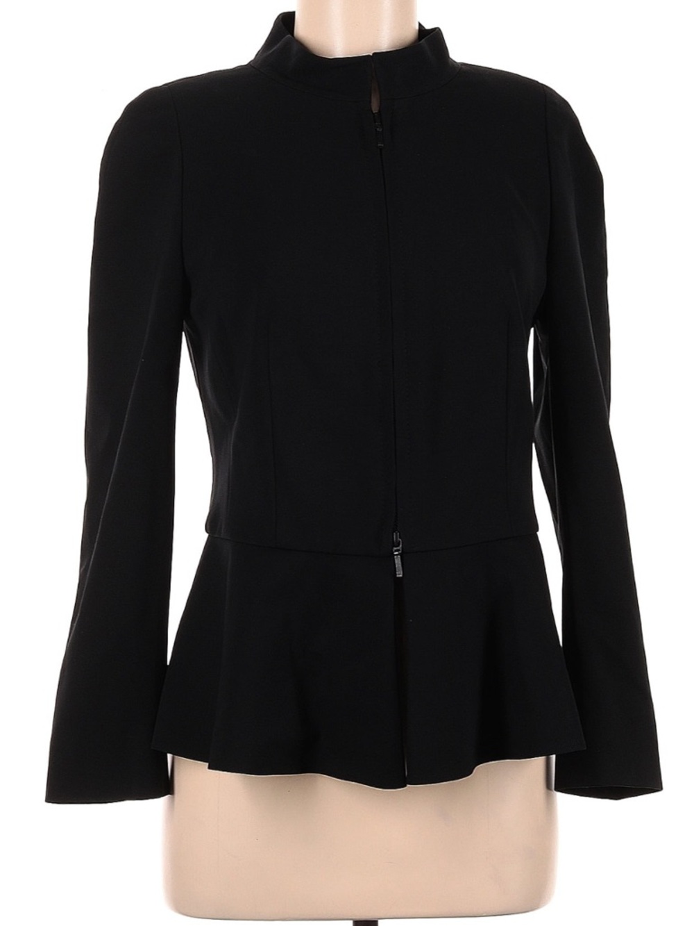 Escada Black Peplum Tailored Blazer
